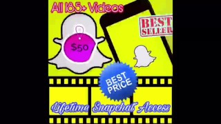 Как получить 200+ загружаемых видео + Snapchat на всю жизнь