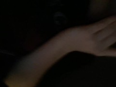 Playing with my pussy and showing off my red undies 