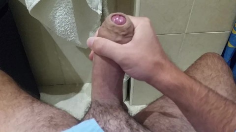 Horny Daddy Jerking Off And Oozing a Cumload