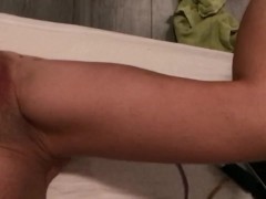 Submissive painslut tortured by fans: pussy torture spoon spanking 