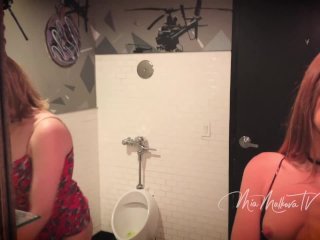 Riley Reid and Mia Malkova fuck lucky guy in public garage screenshot number 2