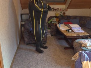 heavy rubber, reality, inflation, full body inflation