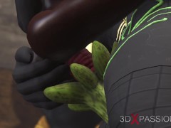 Anubis the god of death fucks a young egyptian in his temple