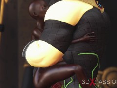 Anubis fucks a young egyptian in his temple