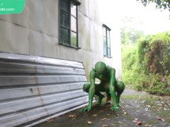 Body Art : Teen Transformed Into A Goblin