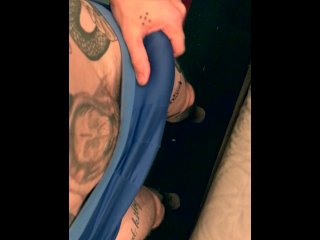 Big dick flops out of boxers teaser