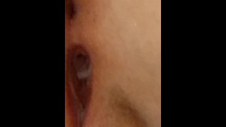Pussy left with a deep creampie