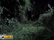 Preview 2 of BANGBROS - Kara Lee Encounters Scary Villain In The Woods