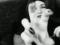 Morticia sends a naughty video to Gomez: Jerk off instructions JOI Halloween costume cosplay milf