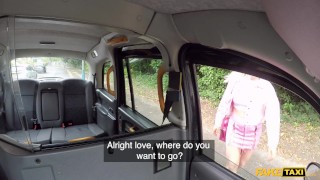 Fake Taxi Blonde gets her tits and ass out before getting fucked for a faster ride