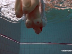 Hot brunette Lola with big tits