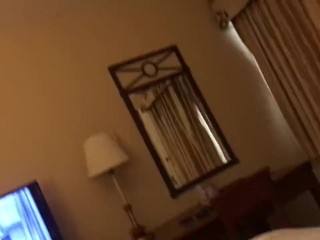 Deepthroating thick cock minutes after meeting