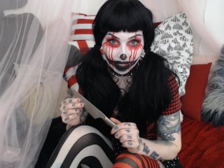 Knife Wielding Crazy Clown JOI