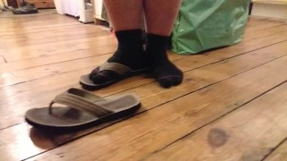 clip calze e sandali