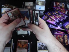 Large Australian Man Consumes Entire MTG Eldraine Booster Box