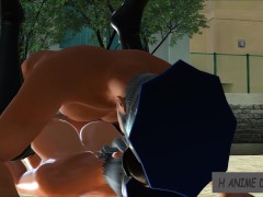 3d huge tits pretty hot cops fuck each other(HD)