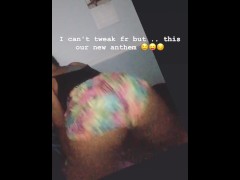 Short Thick Girl Twerks In Shorts