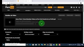 How To Upload A Video For Course 4 Video Monetization On Porn Hub