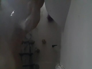 Lily flower_shaves her legs and pees in the shower. Very sexy video