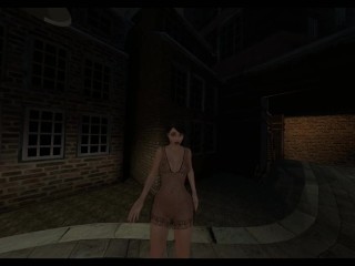 Narrowing Alley ( Giantess, Growth, POV, Foot, Breast expansion_)