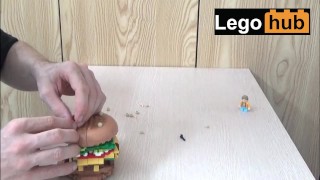 Your stepsister will love my Lego hamburger stand (building in real time)