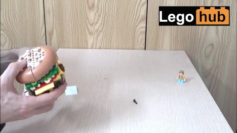Your stepsister will love my Lego hamburger stand (speed build)