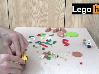 Your stepsister will love_my Lego hamburger stand (speed_build)