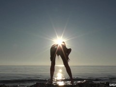 Miko feat. Sasha Bikeyeva - Girl in trend. Outdoors naked dancing