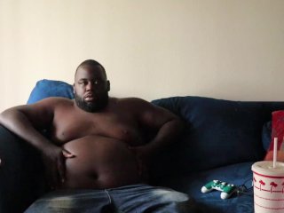 big handsome man, ebony, 60fps, fetish