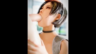 Ada Wong Boquete Resident Evil Animação 3D Com Som