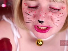 Kitten in Heat Fucked by Bad Dragon Dildos + 3 cumshots PREVIEW