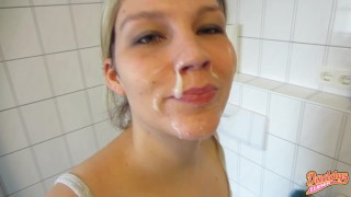 Pissing With Cum On Face