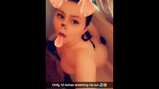 Смазанные маслом тверки с попой на 12-дюймовом BBC