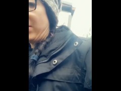 Halloween Week! Glowing Skull Desperate Piss In My Yard... barely made it!