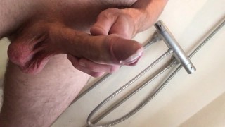 Masturbazione con figa tascabile - Grande carico di sperma