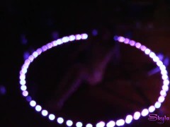 Skyla Pink raver spinner petite girl sex magic