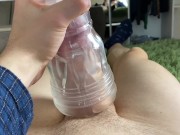 College Boy WAKE UP To FUCK FLASHLIGHT! Are All Virgin Boys So HORNY ? /Hot