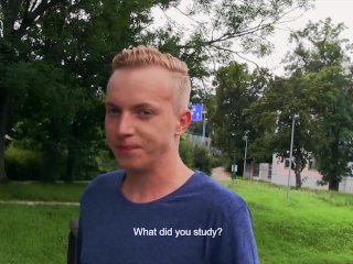 CZECH HUNTER 472 -  Preppy Euro Twink Becomes Gay For Pay