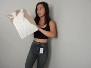 Preview 5 of Clothing Try-On Haul (but naked)