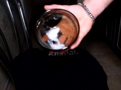 My home cumshot in a bowl