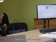 LOAN4K. La morena de pelo largo Inga Devil llega a una - Screenshot 14 of 16 - Casting