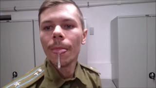 A Soldier From Russia Spits