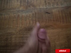 Jacking off On dinner table