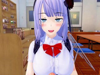 3d hentai, blowjob, creampie, dagashi kashi