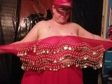 Sugar strips out of her belly dancer costume #HALLOWEEN2019