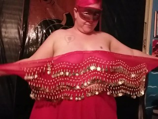 Sugar Strips out of her Belly Dancer Costume #HALLOWEEN2019