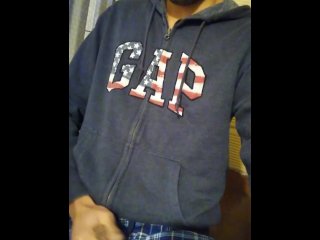 Jerking Off My Big Uncut Cock Public On My Window Till I Cum - Camilo Brown