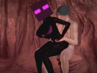 (3D Porn) Weird things to fuck #2 - Minecraft Ender Creeper