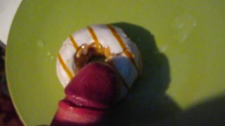 Du sperme sur un donut