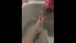 Short play time in the bath